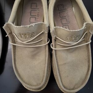 Size 9 Dude casual slip ons